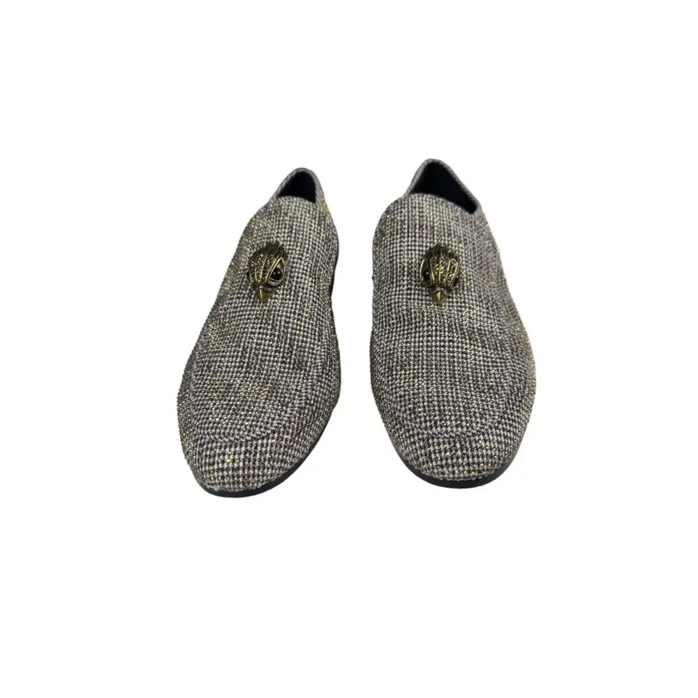 🛑SOLD🛑Kurt Geiger London Hugh Herringbone Loafers Mens Size 8 (41) - Picture 4 of 14